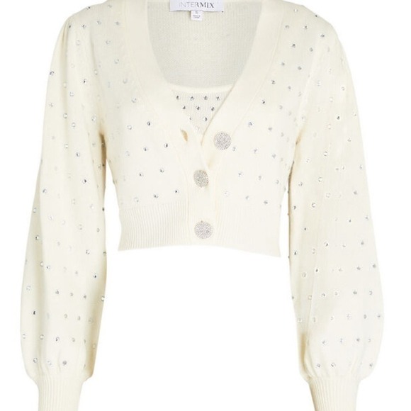 INTERMIX
Kelly Embellished Knit Bralette - Picture 4 of 9